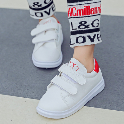 透气单鞋软底白鞋子百搭儿童板鞋