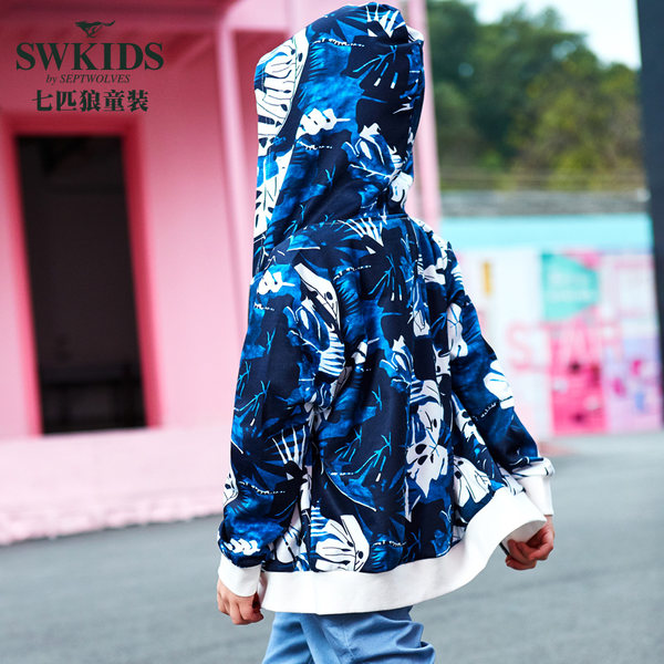 七匹狼童装 18年春季新款 男童夹克外套 天猫优惠券折后￥99包邮（￥189-90）京东￥189