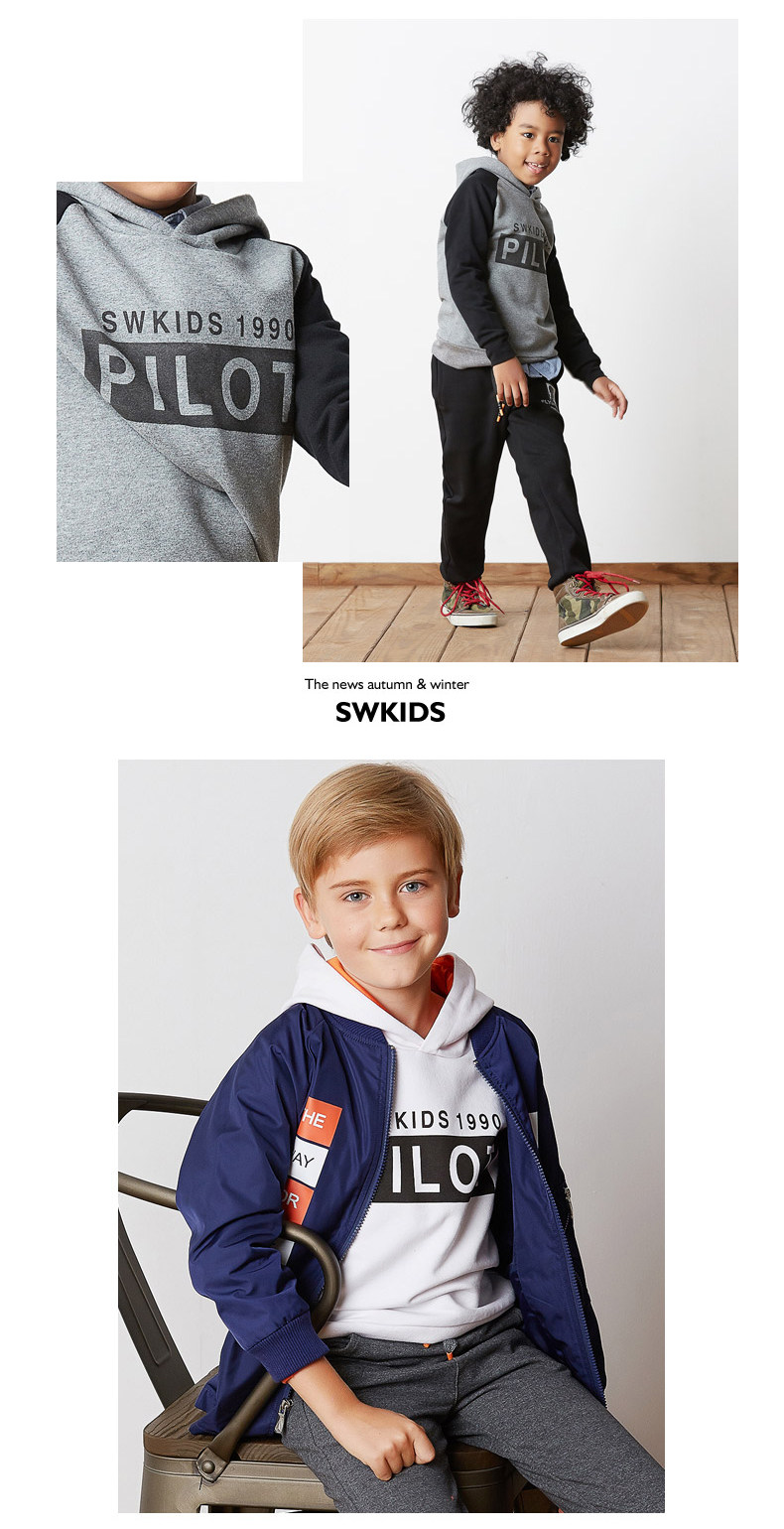 七匹狼童装 加绒保暖 男童连帽卫衣 天猫优惠券折后￥69包邮（￥119-50）110-160cm多色可选