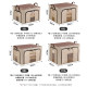 ຕູ້ເກັບເສື້ອຜ້າ Oxford cloth box 66 liters home wardrobe organization clothes storage box for down jackets