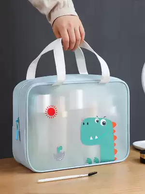 Bathhouse bath bag cosmetic bag high-grade Japanese Net red storage bag travel portable canvas portable simple