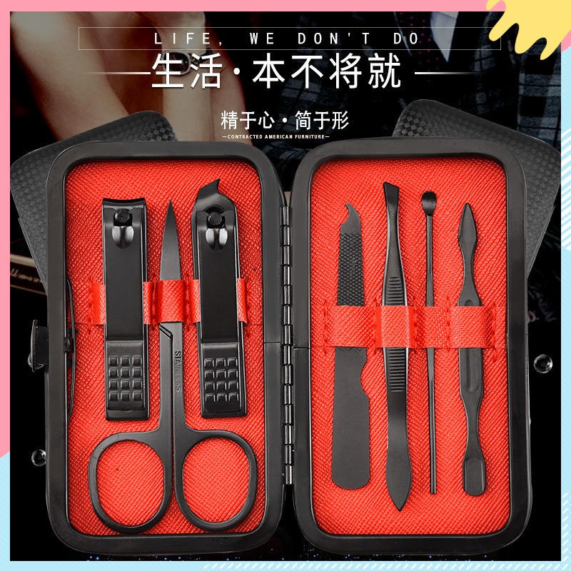Stainless steel household nail clippers German nail clippers adult male pedicure nail ditch ash tool inflammation nail clipper set female