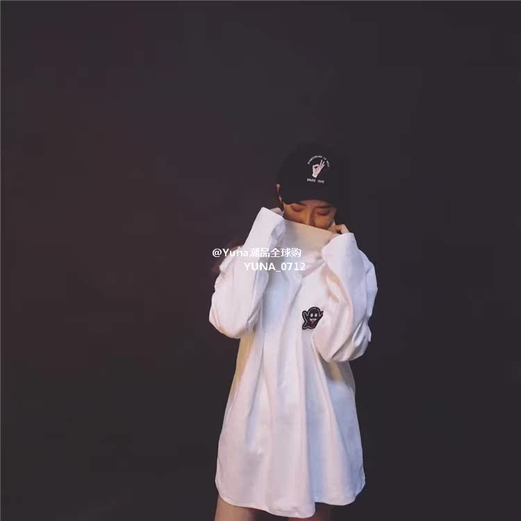 LUCKYSEVEN áo len cổ cao cashmere chạm đáy áo sơ mi nam quái vật nhỏ áo len Giáng sinh lưới đỏ shop đồ nam cao cấp