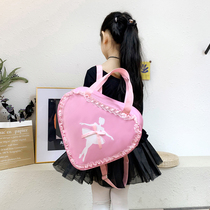 Children Dance Bag Princess Dancing Bag Ballet Latin Pack Twin Shoulder Dance Backpack Single Shoulder Pink can be printed in print