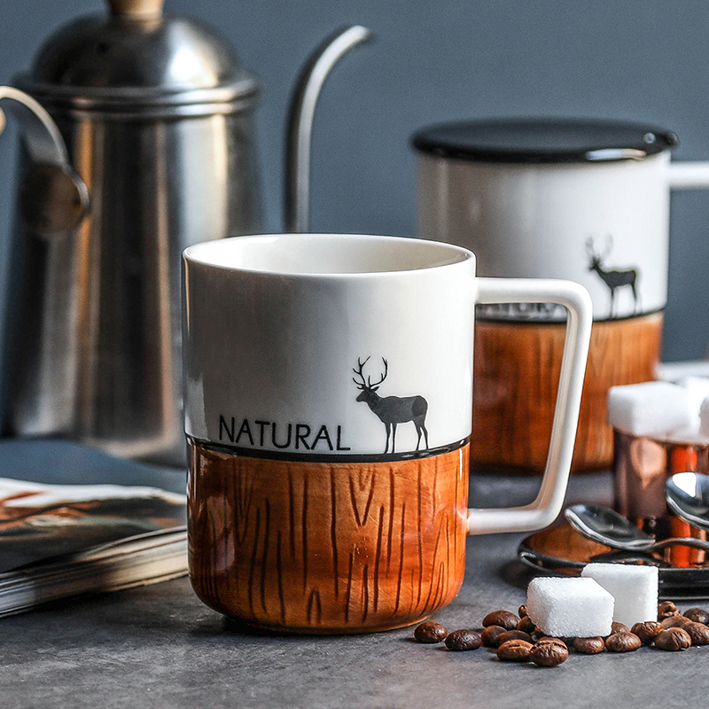 Creative contracted keller cup coffee cup cup capacity with the Nordic office to as Philippines teaspoons of building ceramics