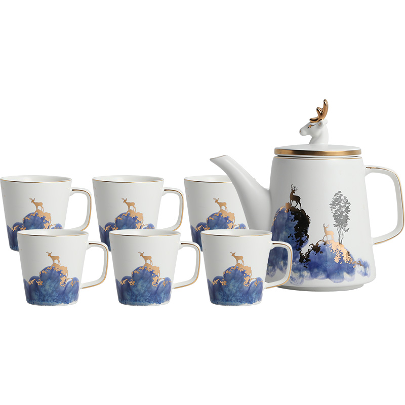 Ideas to the as the Philippines modern gift cup Nordic household glass ceramic contracted sitting room tea suit glass teapot