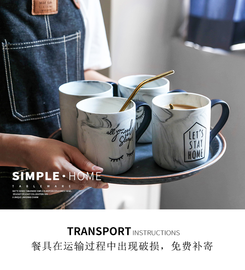 Office keller cup milk home European ceramic creative move to as Philippines coffee cup to ultimately responds to water