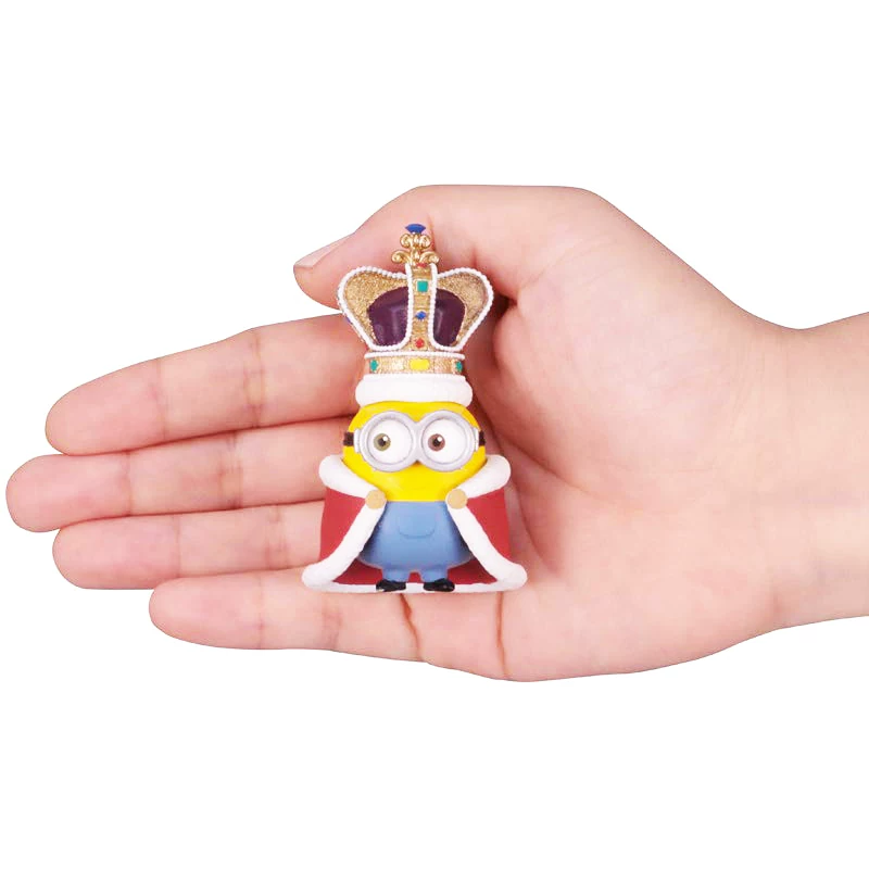 Фигурка (Takara Tomy) Minions King Bob, минифигурка ≈ 4 см, винил