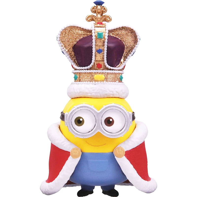 Фигурка (Takara Tomy) Minions King Bob, минифигурка ≈ 4 см, винил