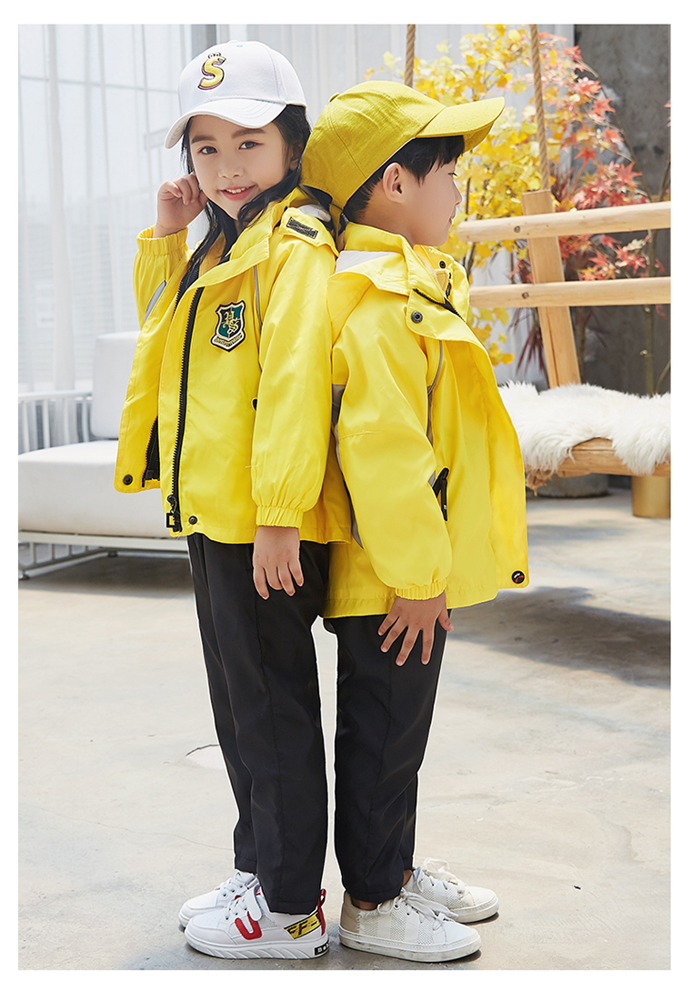 Quần áo sân vườn mẫu giáo mùa xuân và mùa thu đồng phục trường tiểu học đặt ba bộ áo khoác giáo viên trẻ em quần áo mùa đông tùy chỉnh quần đồng phục mùa đông cho học sinh