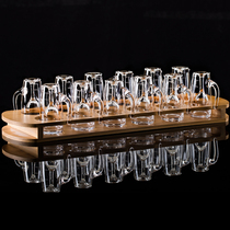 Chinese crystal glass White glass set wine dispenser one mouthful tall glass one cup one jug one jug