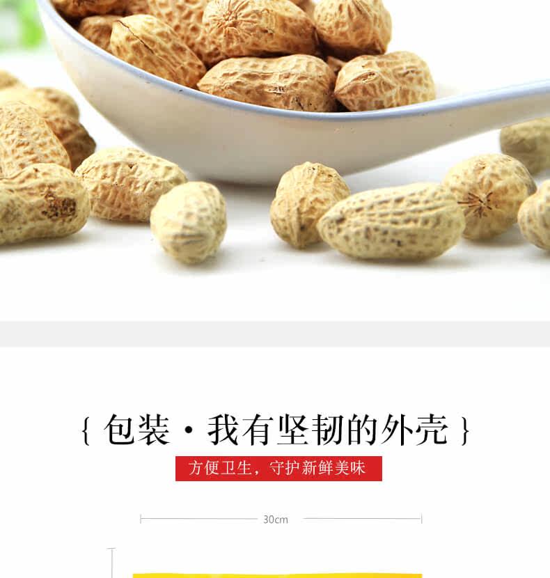 哈蜜  带壳红皮蒜香花生 500g*2件 图7