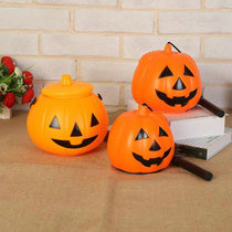 Halloween Pumpkin Lantern Pumpkin Bucket Children Lantern Ornaments Bar Ghost Lantern Ghost Festival Decoration Props