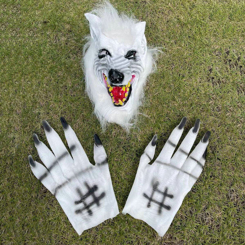 Wolves kill masks Wolverine Wolf Manual headgear mask Halloween Makeup Balls Shake Party Performance Mask
