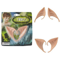 Elf ear soft silicone cos props fake ear cosplay Elf Halloween cute ball dress-up party
