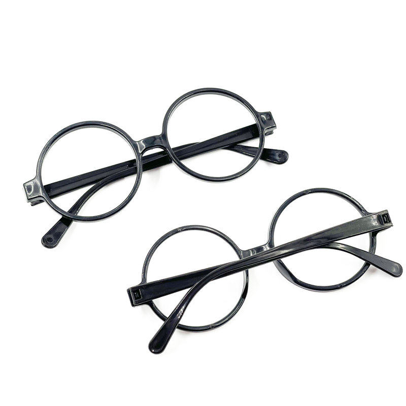 Harry Potter Round Eyes Frames Coarse Black Frame Retro Mirror Plastic COS Accessories Stage Performance Props Photo Glasses