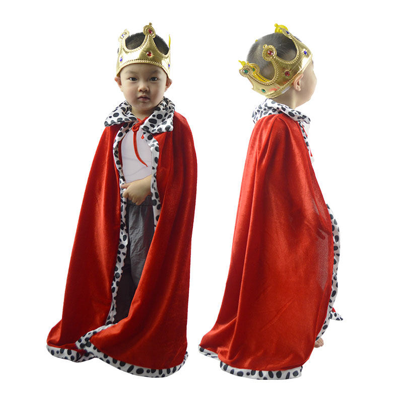 Children's Ball performance costumes Halloween performance Apparel Red Kings Prince Beatles Crown Prince Crown Prince Harry