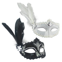 Childrens Day dance performance mask Dance game performance mask White princess mask couple anchor performance