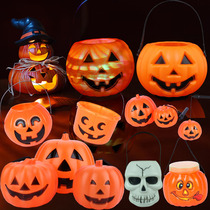 Halloween Jack-o-lanterns Ghost Festival Pumpkin cans luminous portable lights Horse lights Candy cans Skull cans Pumpkin barrels Gift bags