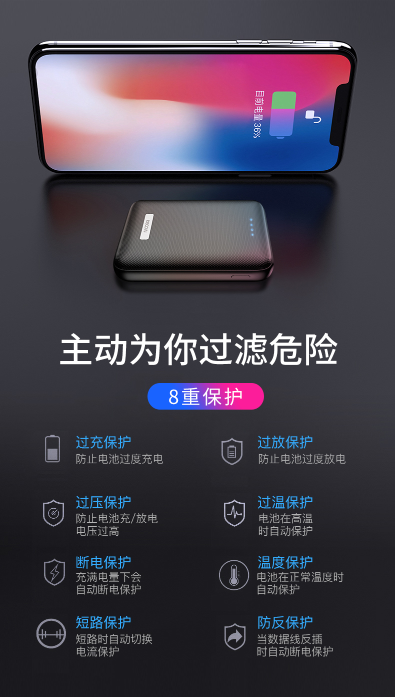 Orange Mini có thể tính phí kho báu 10.000 mA dung lượng cao nhỏ gọn cầm tay của Apple vivo Huawei điện thoại OPPO MIUI cô gái nhanh chóng điện thoại di động phổ sạc kho báu Oki - Ngân hàng điện thoại di động pin dự phòng xiaomi