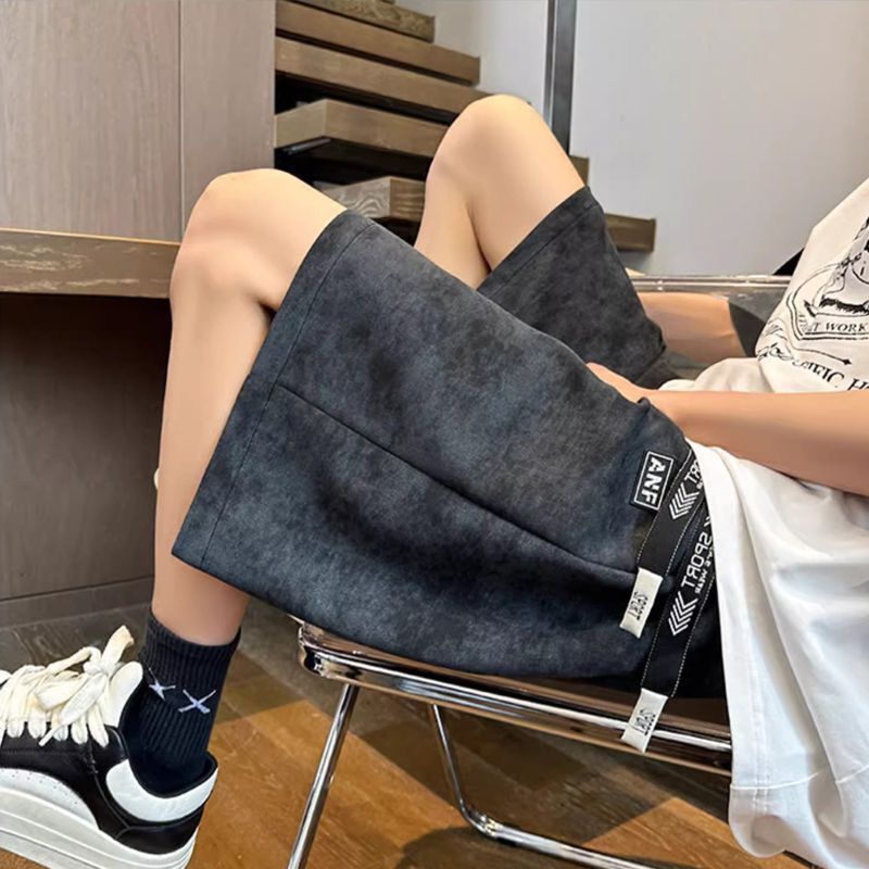 American-Style Tie-Dye Distressed Shorts, Summer Sports Pants, Trendy Brand, Loose Casual Knee-Length Shorts American-Style Tie-Dye Distressed Shorts, Summer Sports Pants, Trendy Brand, Loose Casual Knee-Length Shorts