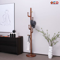 Clothes hanger floor bedroom Nordic solid wood coat rack simple modern luxury creative household porch simple hanger