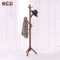 Coat rack solid wood hanger floor bedroom Nordic ins hanger single rod tree home room creative simple