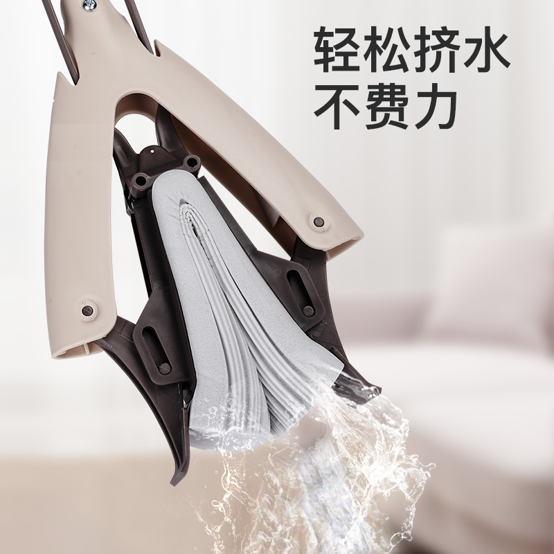 2021 new suction sponge mop free of hand washing of lazy people land use of mop gum cotton style folio head one drag net
