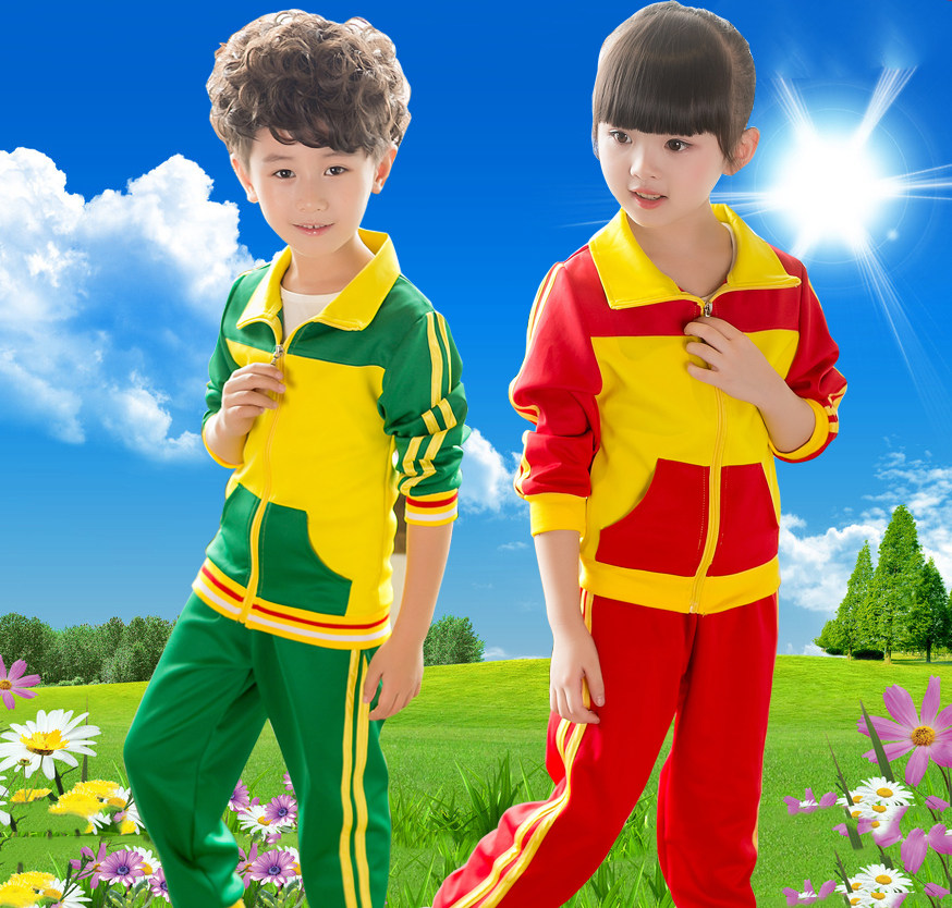 Kindergarten Garden Clothing Spring Autumn Winter Clothing Children Sportswear Suit Elementary And Middle School Uniforms School Uniforms for manufacturers Direct sales