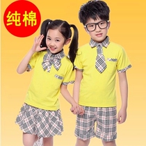 New kindergarten garden clothes summer school uniform short-sleeved spring and summer clothes wholesale custom factory direct sales