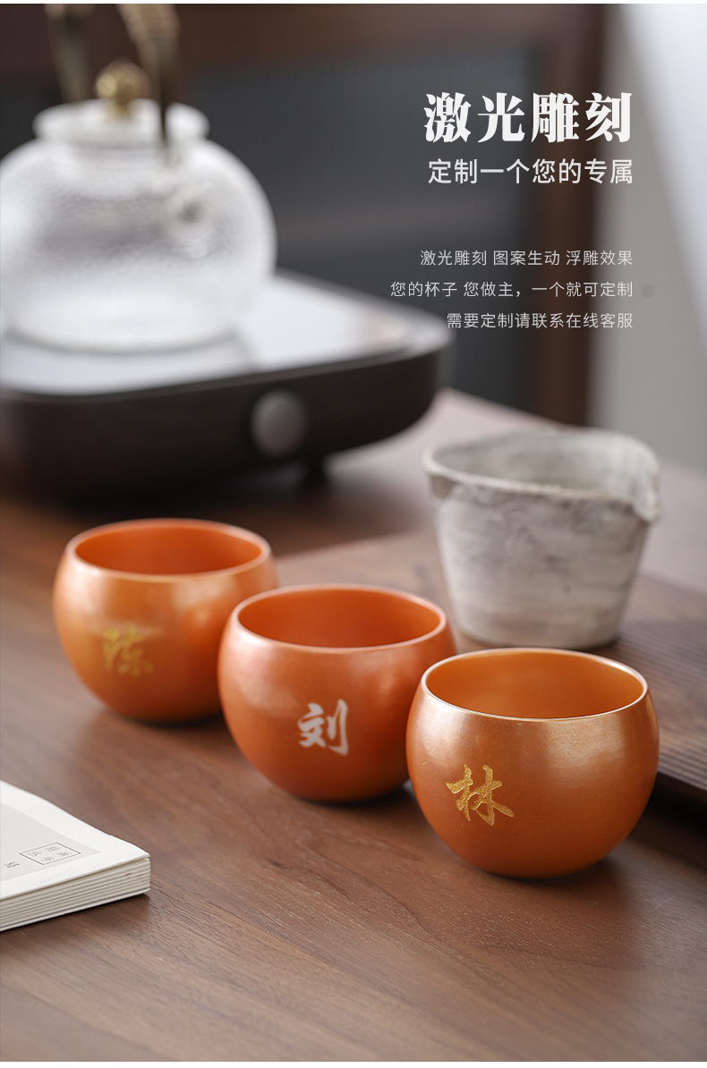 White porcelain firewood kung fu tea cups large master cup tea cup sample tea cup ceramic cups private custom - made cup