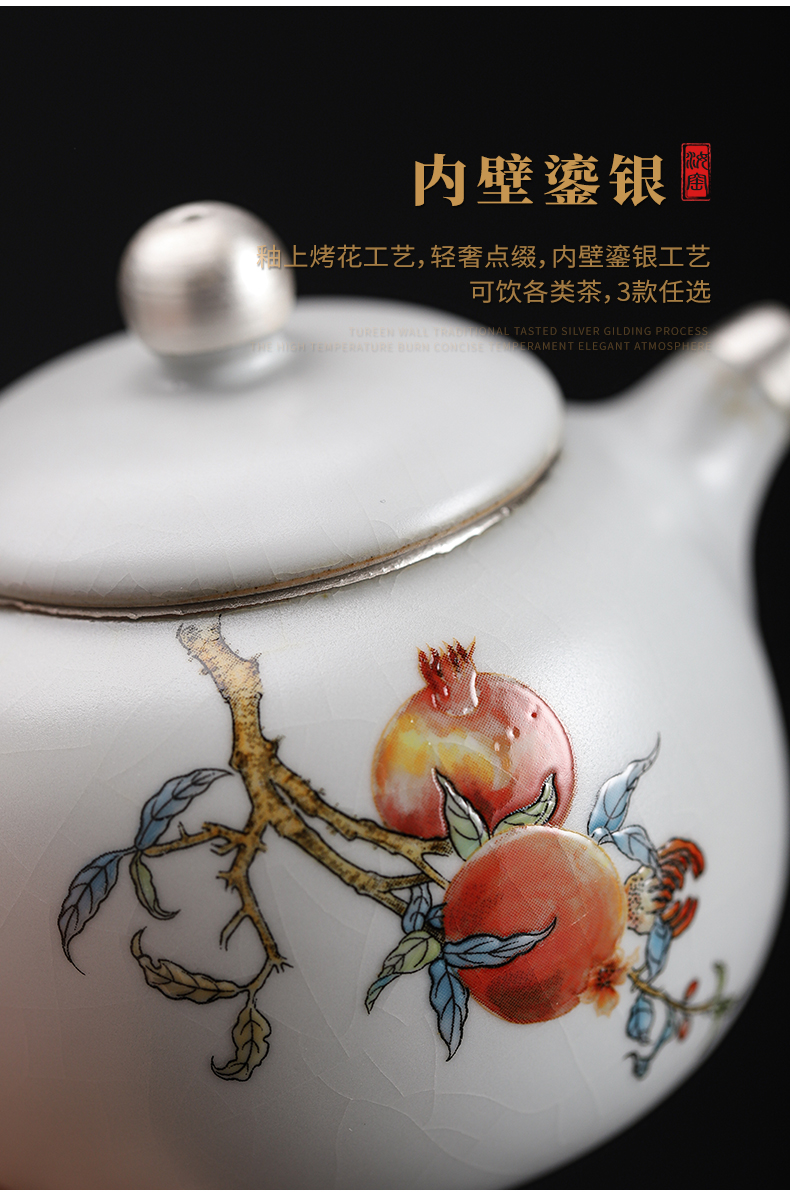 Your up coppering. As silver tea set a pot of two cups of tea can travel tea set jingdezhen ceramic teapot cup silver cup