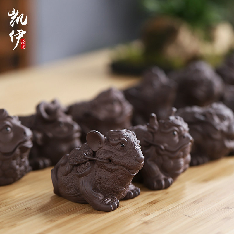 Undressed ore violet arenaceous zodiac tea pet furnishing articles in plutus tea machine accessories accessories play kung fu tea tea tea to keep playing tea