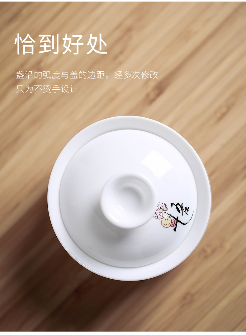 White porcelain tureen ceramic cups three tureen single oversized kung fu bowl is home to the bowl