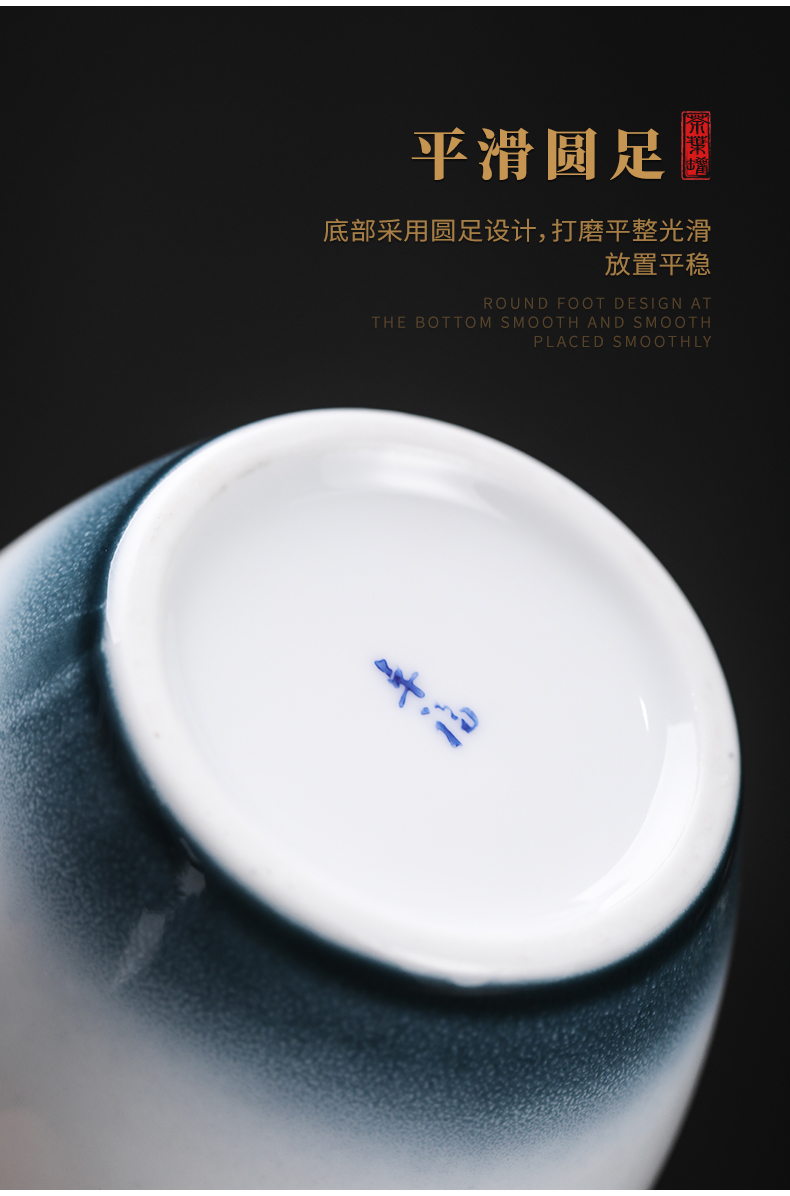 Hand - made up with caddy fixings seal pot home store receives tin cover your up cylinder tea tea box of jingdezhen ceramics