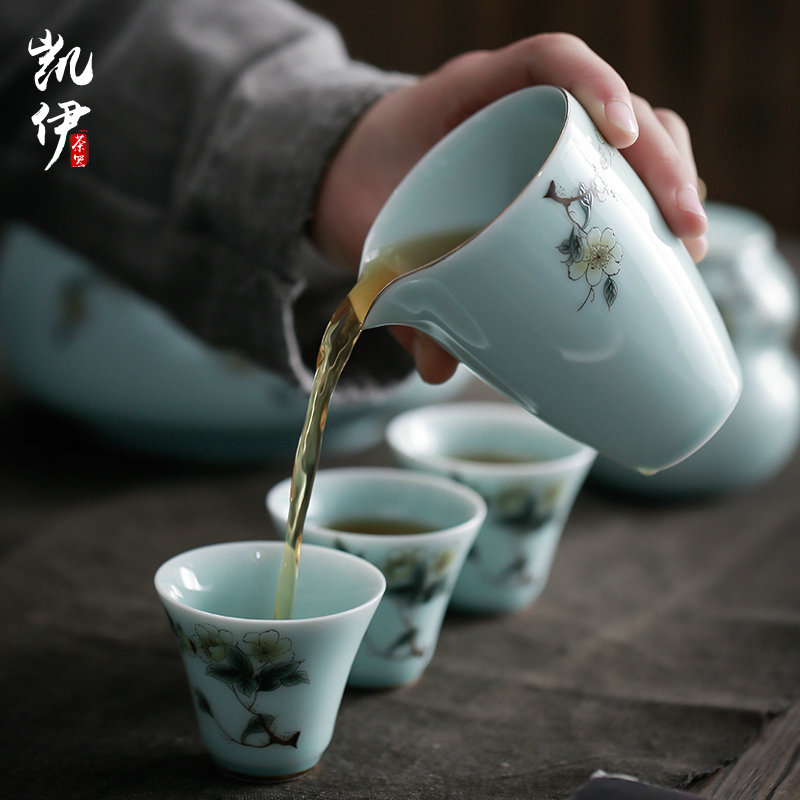 Kay celadon from the points of tea ware jingdezhen ceramics fair keller tea tea tea accessories