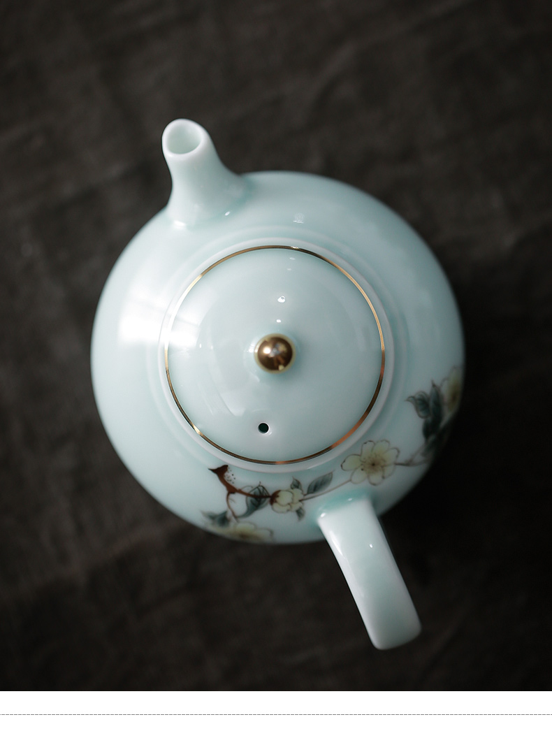Celadon fuels the kung fu tea sets the teapot big household jingdezhen ceramic tea sets tea tea cups