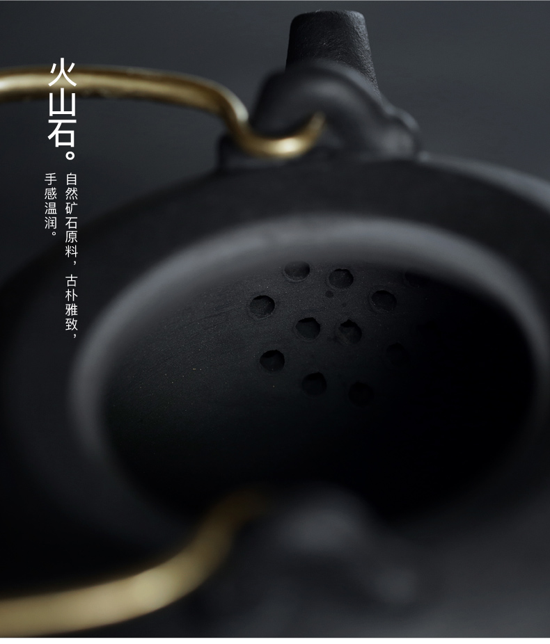 Kate Taiwan lava rock - electric TaoLu boiling kettle girder kettle teapot cooked pot of alcohol furnace suits for the teapot