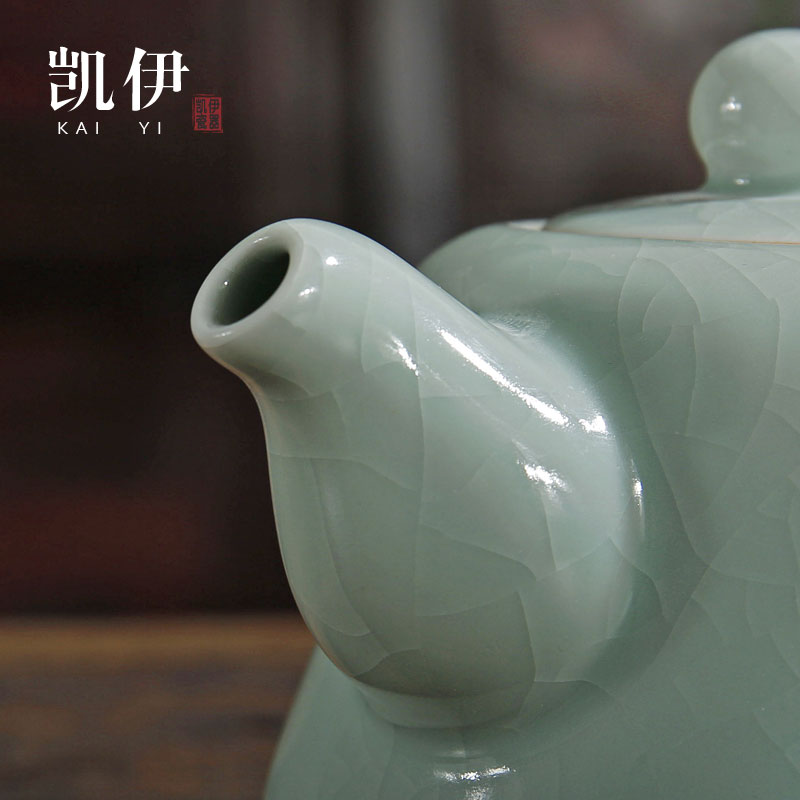 Kate your up ceramic teapot tea set gourd pot pot of single pot, kung fu tea set the home can be a pot of your porcelain