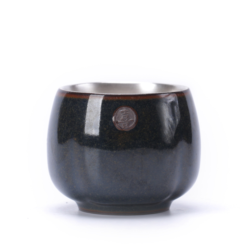 Kay coppering. As 999 silver cup kung fu tea masters cup manual of the single CPU color glaze sample tea cup small cups