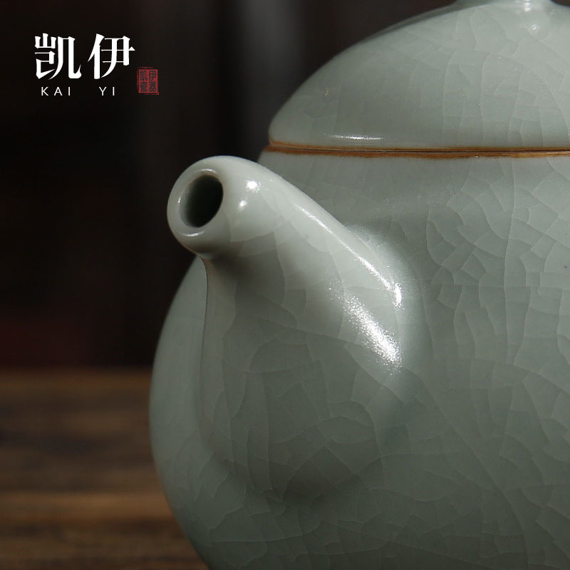 Kate your up teapot pomelos ceramic pot of single pot, pot of tea sets kung fu tea set the home can be a pot of your porcelain