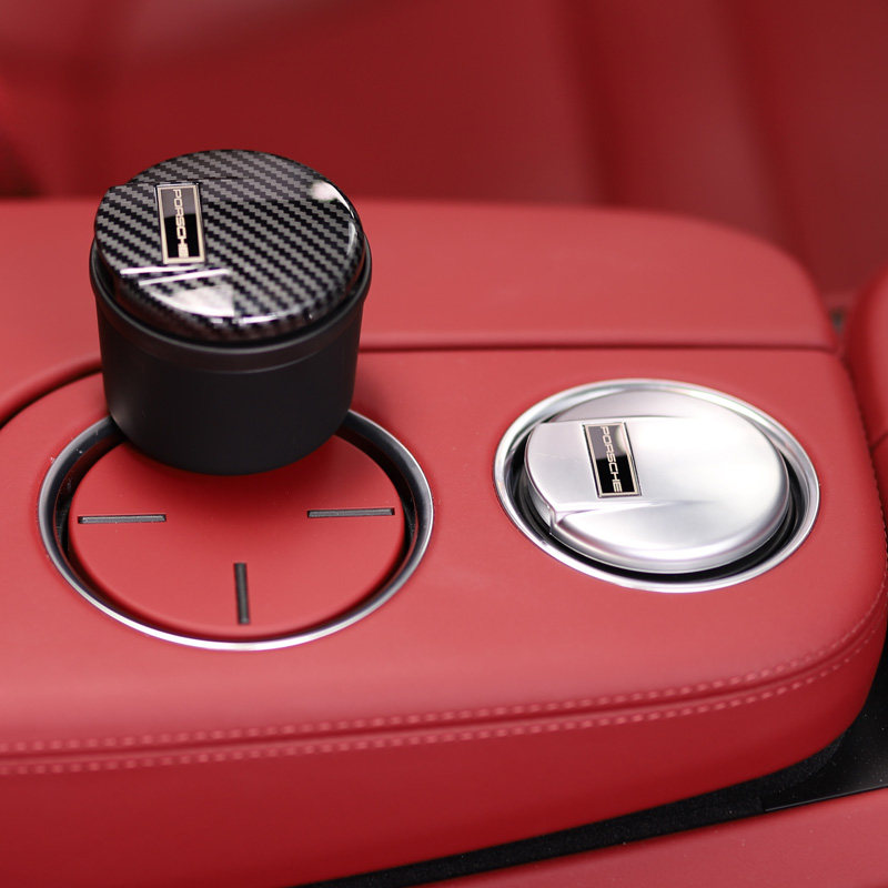 Suitable for Porsche Kaiyan macaan panamera 718 911 in-car smoking Ashtray Ceramics