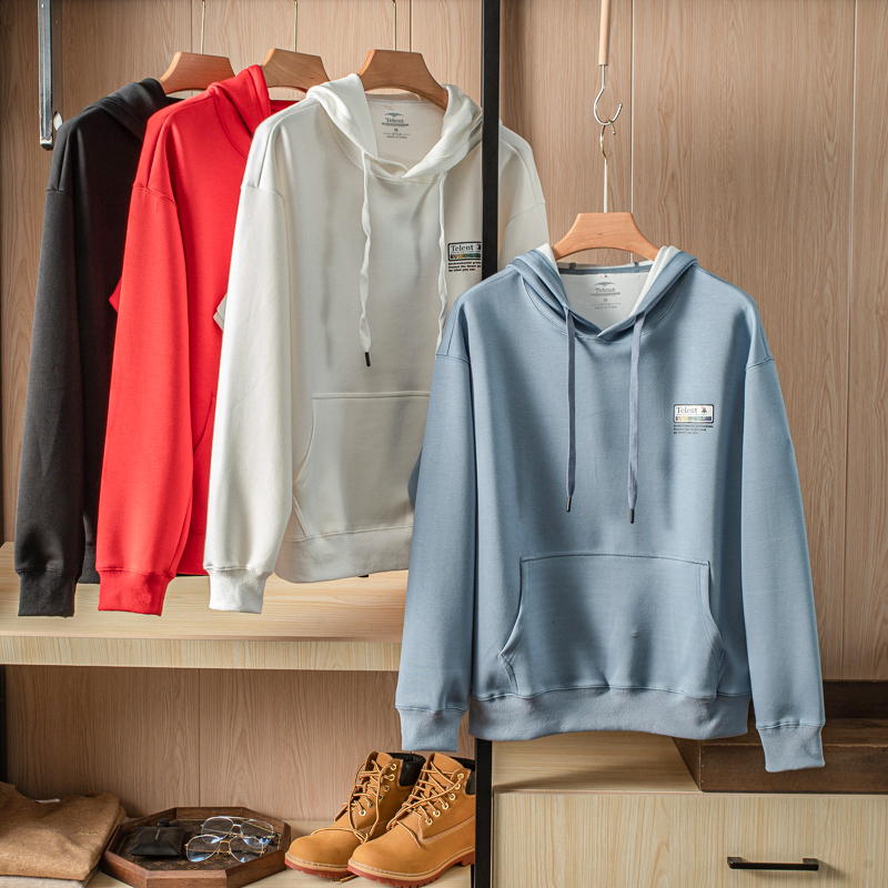 Outdoor Brands Discount Channel Men Fall New Air Layer Sports Quick Dry Fabric even cap Long sleeves thick cotton T