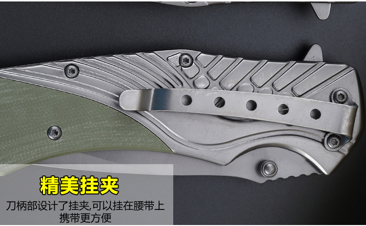 Dụng cụ ngoài trời độ cứng cao gấp dao Trung Quốc đặc biệt dao chiến tranh Thụy Sĩ săn dao tự vệ dao sắc dao quân đội thụy sĩ cao cấp