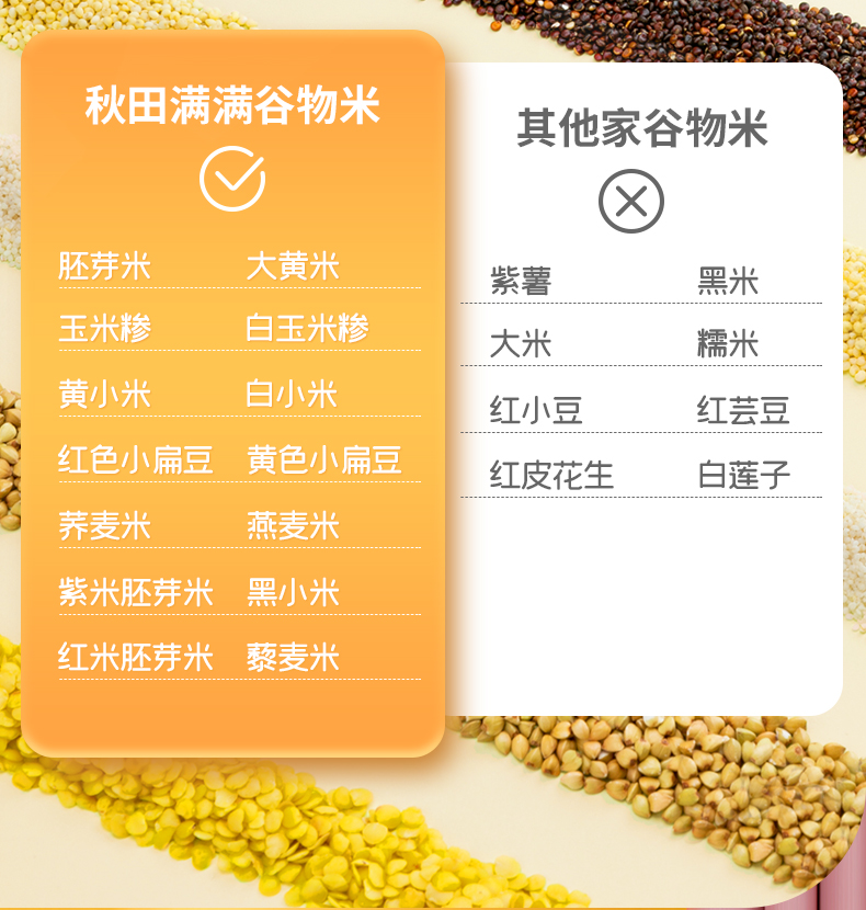 秋田满满胚芽米谷物杂粮