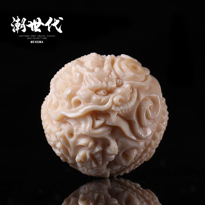 Ice Mammoth ivory carving 2 0 Ball ball ball ball ball ball ball ball ball ball ball ball ball ball ball ball - piece Dimingsu accessories accessories