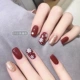 Xiaohongshuwang mô hình vụ nổ màu đỏ tiệm nail đặc biệt Giáng sinh sơn móng tay keo 2019 mới màu phổ biến trị liệu ánh sáng kéo dài - Sơn móng tay / Móng tay và móng chân