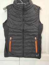 Metersbonwe womens vest winter sports stand collar slim wind-proof warm cotton waistless womens sleeveless jacket