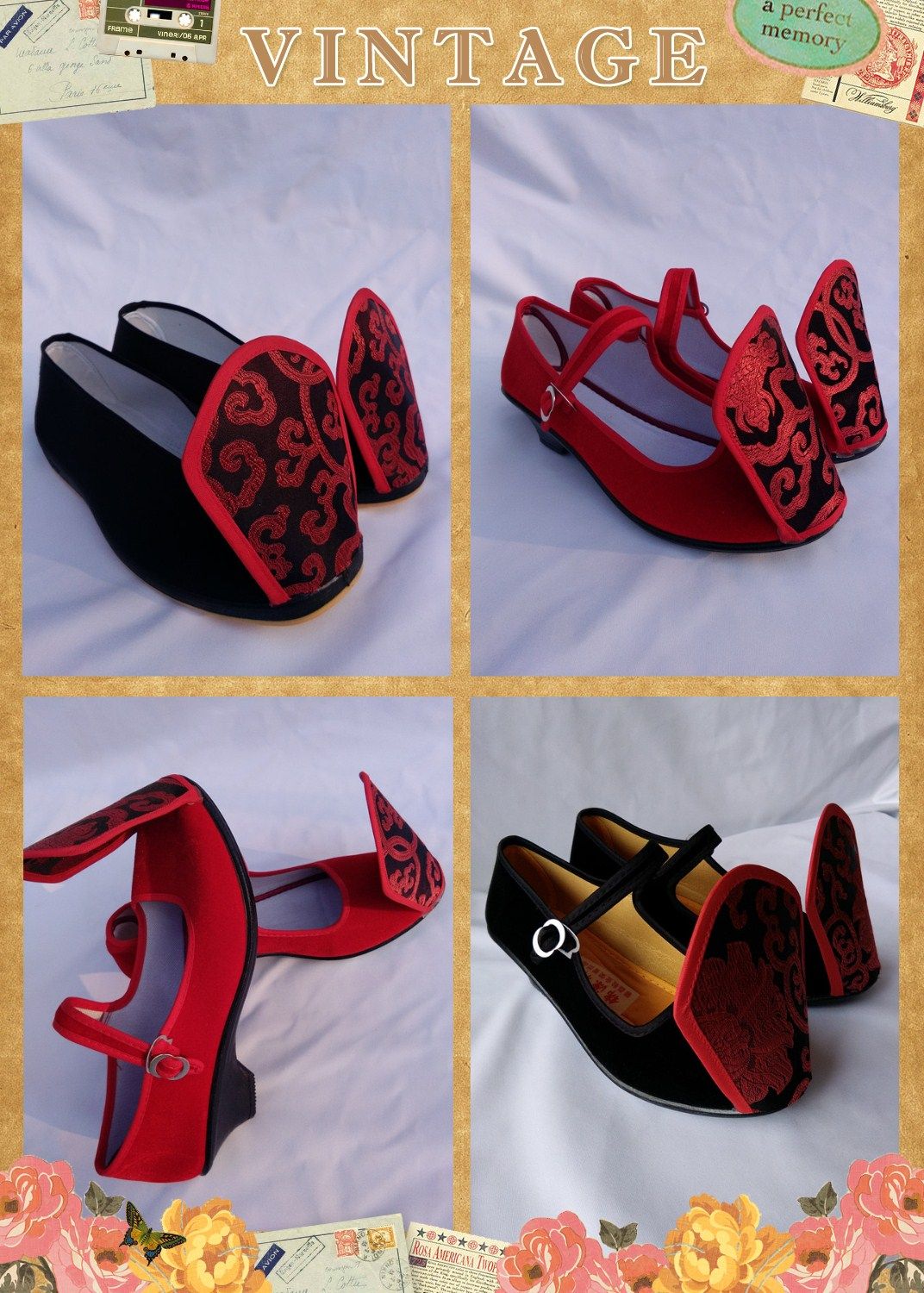 Ethnic style ancient costume men and women Han and Tang shoes retro shoes Hanfu wedding shoes embroidered Chinese wedding shoes ancient shoes - Taobao