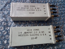 New WE West Electric 481B hook hook foot coupling 0 059 0 6uF 500VDC capacitor valence